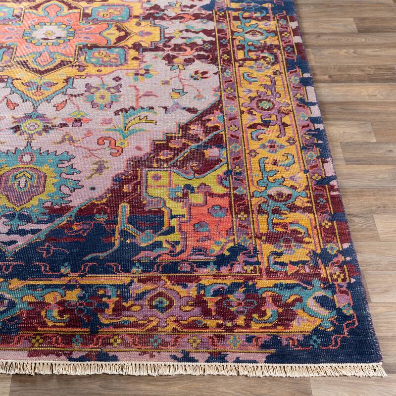 Hand-Knotted Ordnance Wool Area Rug - 8' x 11'
