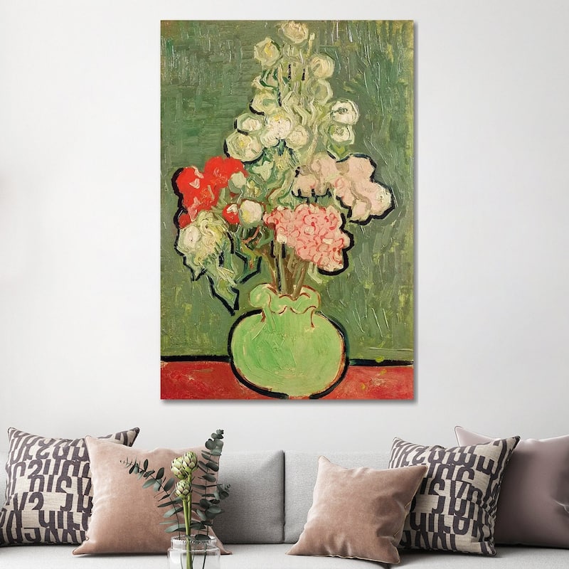 iCanvas "Bouquet of flowers, 1890 " by Vincent van Gogh Canvas Print