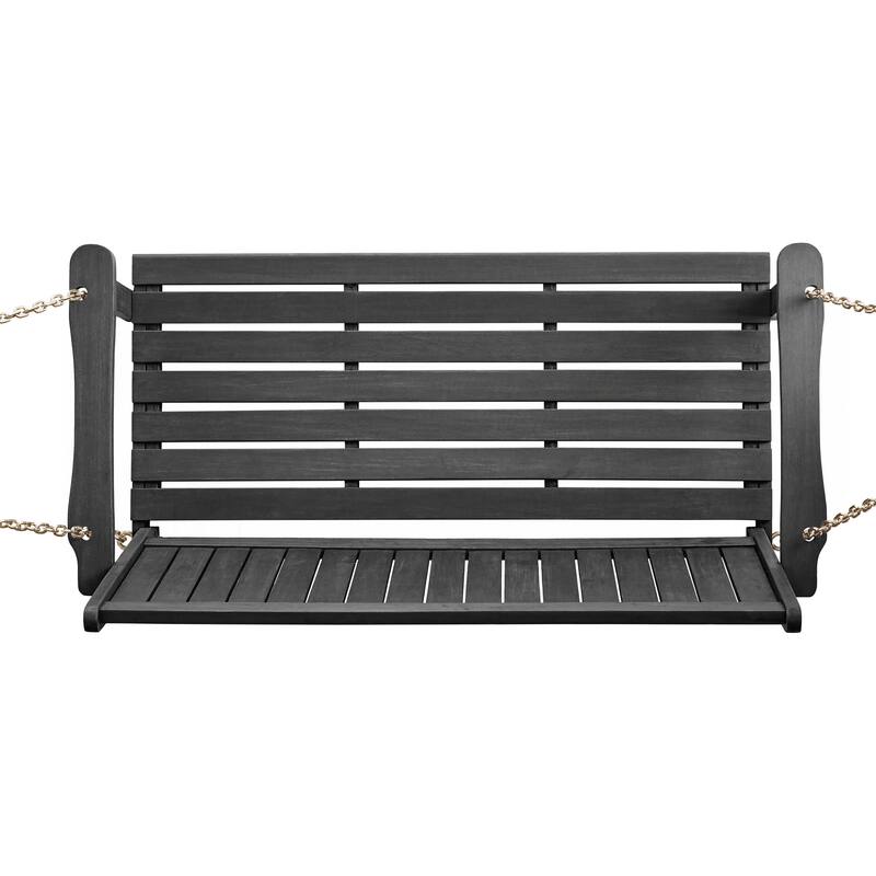 Premium Acacia Wood Porch Swing