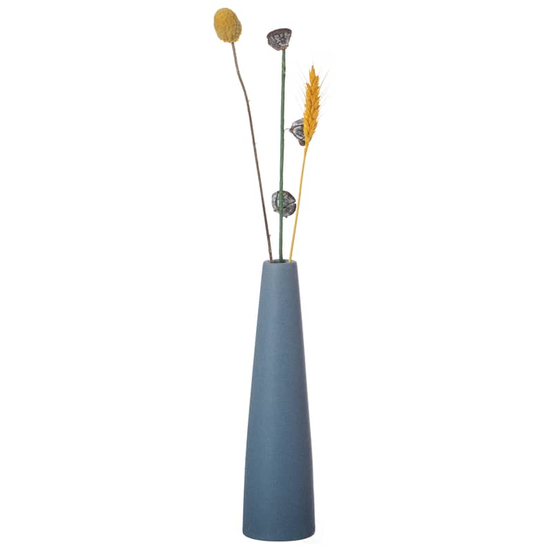 Uniquewise 8-Inch Slim Cone Ceramic Vase