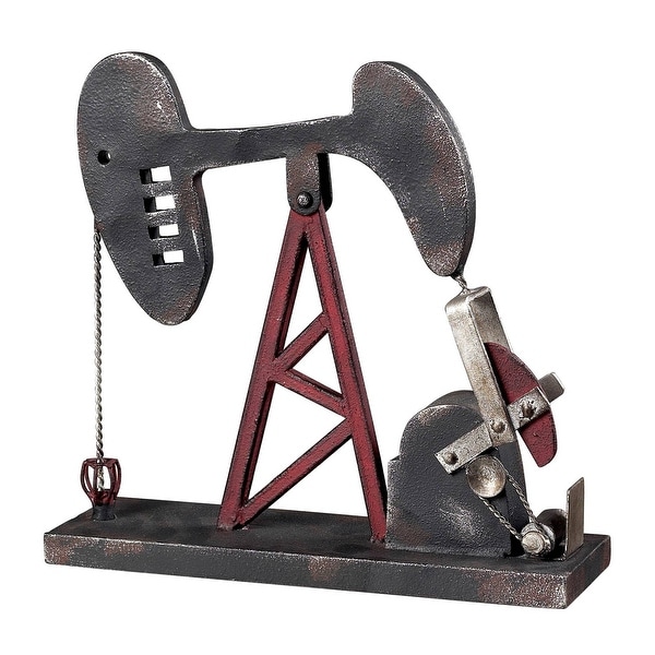 Elk Home 51-10024 Oil Pump Accessory - Blackened Iron / Red