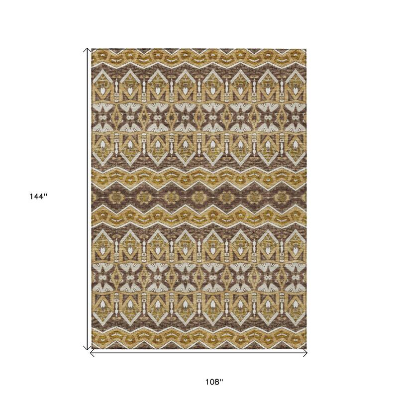 HomeRoots Moroccan Transitional Rectangle Outdoor Rug