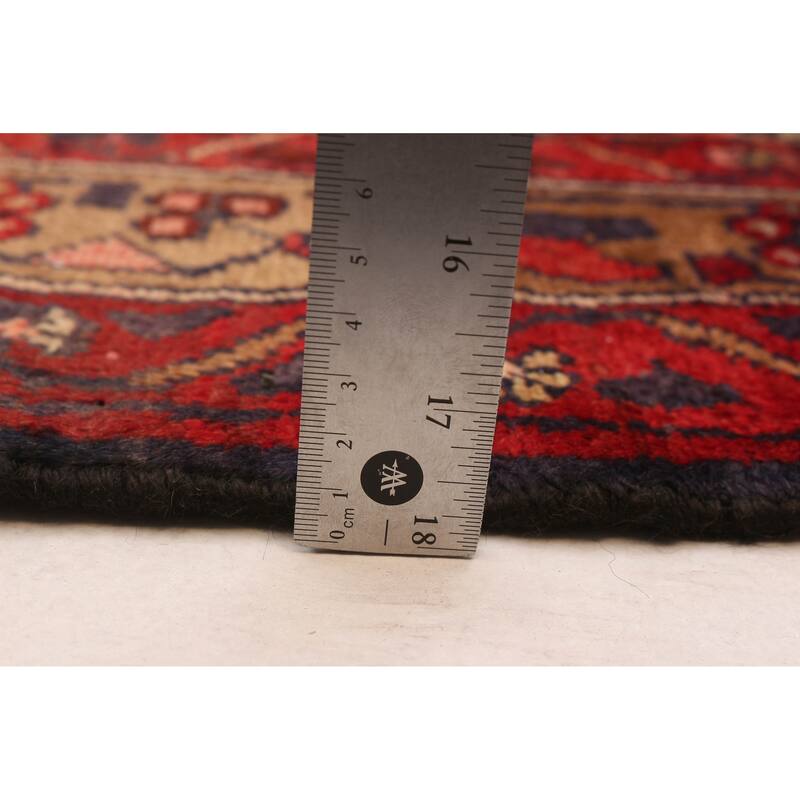 ECARPETGALLERY Hand-knotted Andelz Navy Wool Rug - 4'1 x 8'4