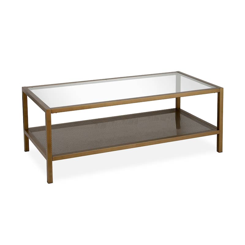 Carbon Loft Gugliemi Brass Coffee Table