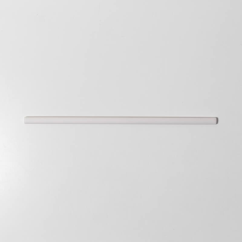 Bedouin 0.39 in. x 11.81 in. Pencil Bullnose Trim Tile - White Matte - 0.39 in. x 11.81 in.