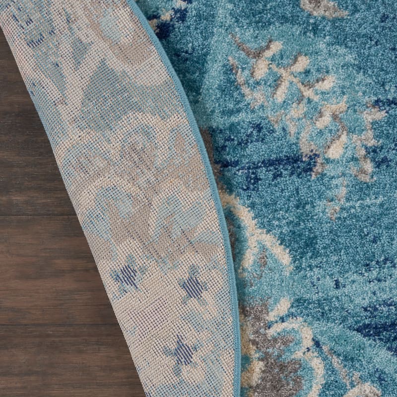 Nourison Tranquil French Country Floral Modern Area Rug