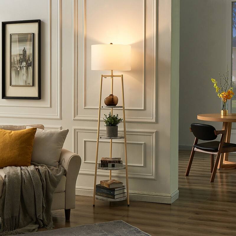 ROSEN GARDEN Floor Lamp, Standing Reading Light