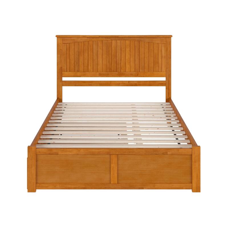 Nantucket Bed with Footboard and Twin Extra Long Trundle