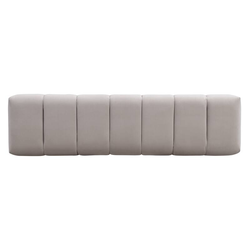 Christopher Knight Home - Daniel Upholstered Dining Bench, No-Assembly Entryway & Bedroom Ottoman with Sturdy Wood Legs