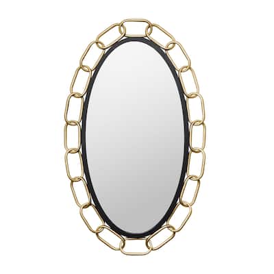 Chains of Love 24x40 Oval Wall Mirror - N/A