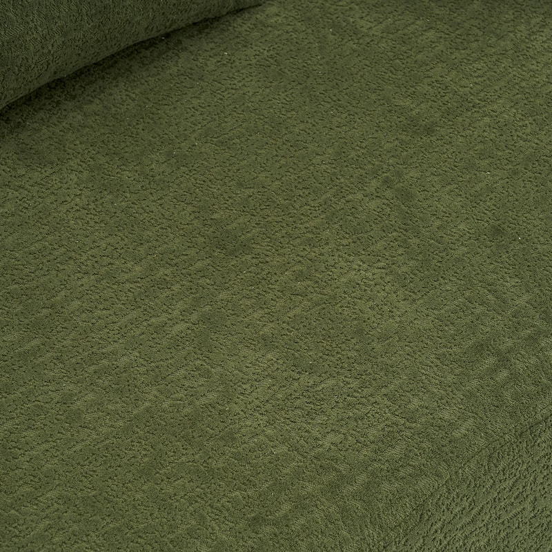 Characteristic Loveseat Sofa Couch with 3 Decorative Pillows, Curved 2-Seater Sofa Couch for Apartments