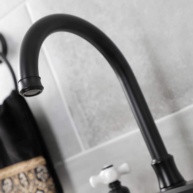 Victorian 8 in. Centerset Kitchen Faucet with Sprayer