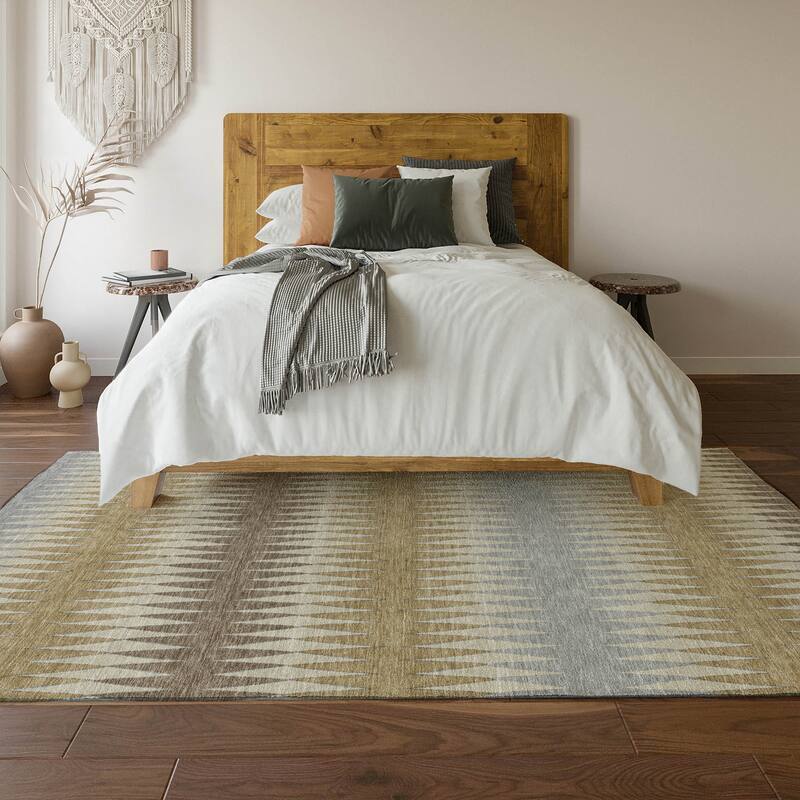 Premium Washable Super Soft Modern Ziggy Mayfield Rug