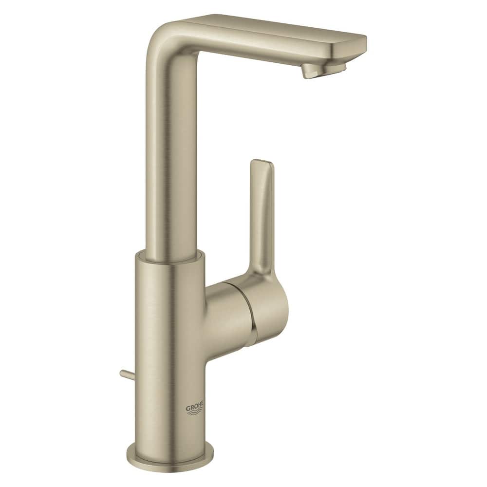 Grohe Lineare 1.2 GPM Deck Mounted L-Size Bathroom Faucet with Pop-Up
