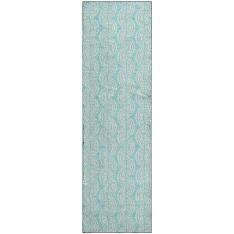 Premium Washable Super Soft Modern Scallop Mayfield Rug