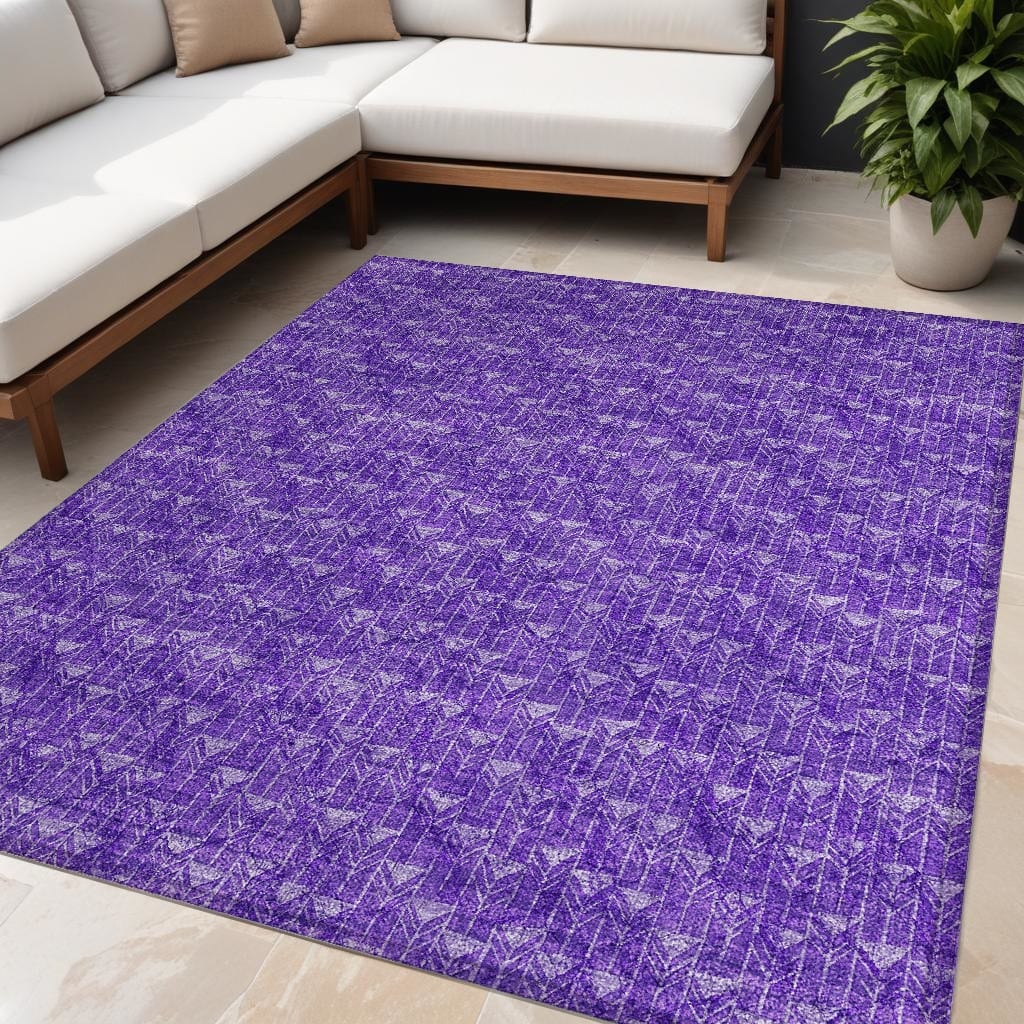 Mafi Stylish Geometric Weather Resistant Versatile Elegance Outdoor Rug