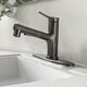 preview thumbnail 4 of 27, 7.8" H Single-Handle Bathroom Sink Faucets with Pull Out Sprayer, Single Hole Vessel Faucet With Deck Plate