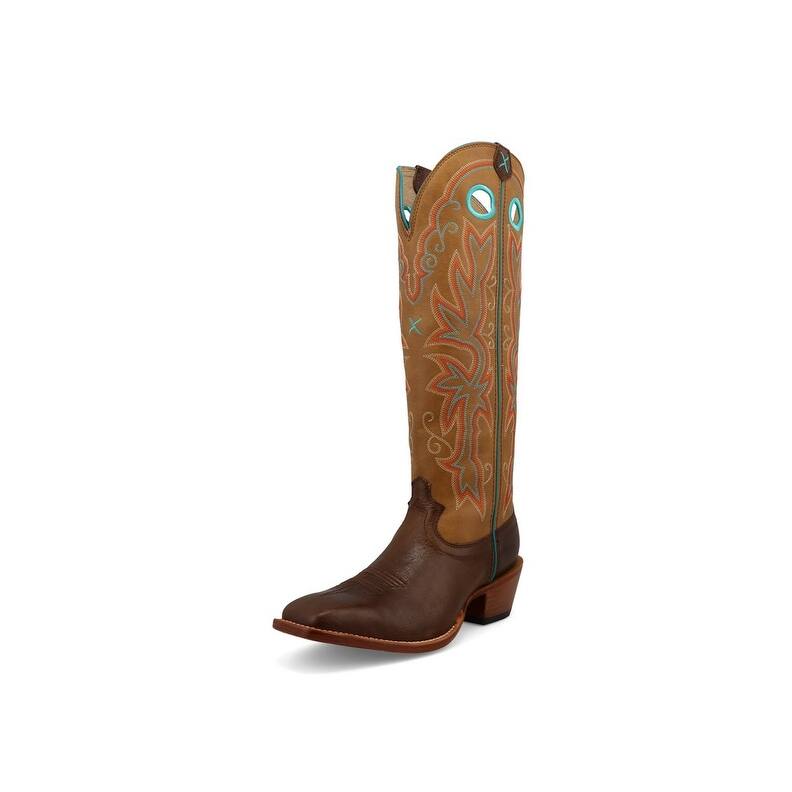 Twisted X Western Boots Womens Buckaroo Rustic Brown WBKL010
