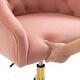 preview thumbnail 21 of 31, Modern Home Office Chair Velvet Swivel Armchair Chair with Soft Seat - 23.00 x 20.00 x 36.00 inch