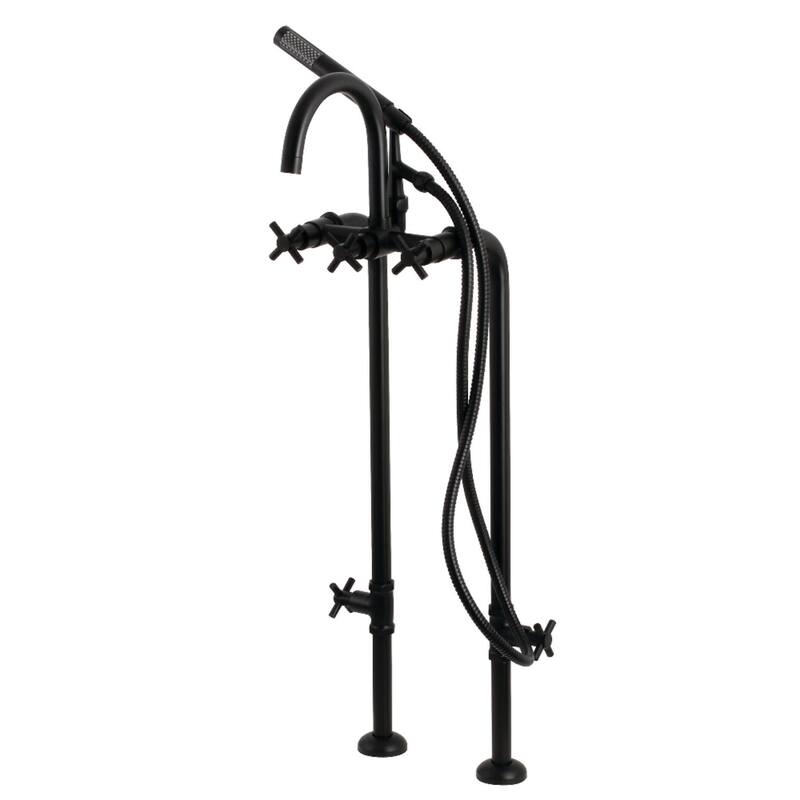 Kingston Brass Concord Floor Mounted Tub Filler with Built-In Diverter