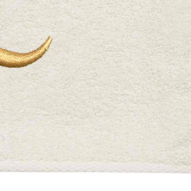 Avanti Linens Ivory/Gold Script Monogram Hand Towel Letter Z - Hand Towel