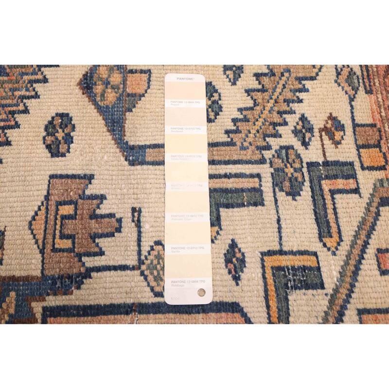 ECARPETGALLERY Hand-knotted Antalya Vintage Cream Wool Rug - 4'1 x 5'10