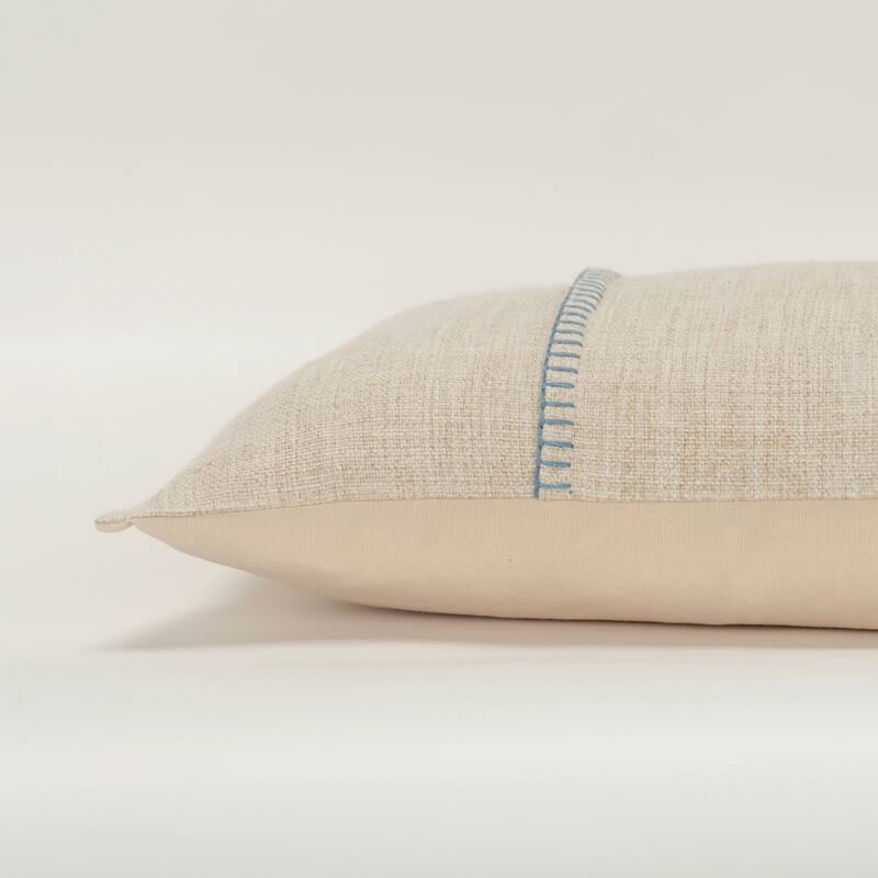 Rizzy Home Woven Poly Filled Decorative Pillow 14"x26"