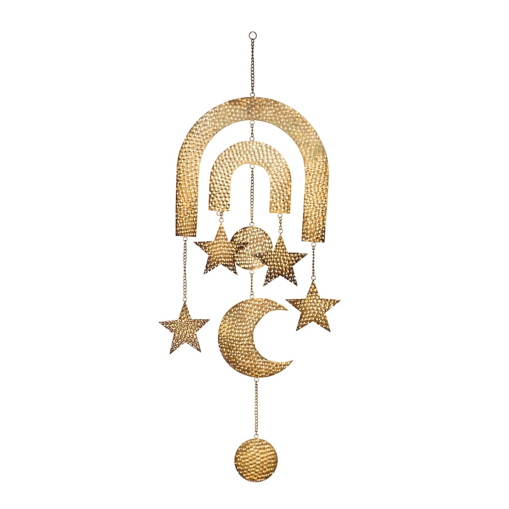 Gold Moon Hanging Decor