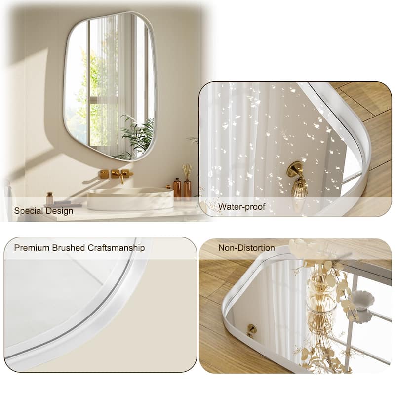 Irregular Bathroom Mirror Mirror Wall Decor