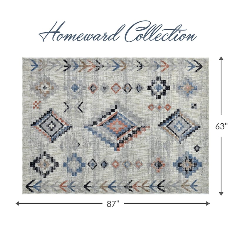 Homeward Collection Area Rug Oriental Rug for Living Room