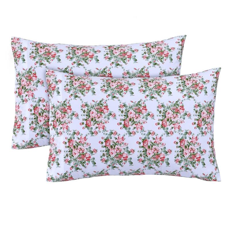 300 Thread Count Cotton Percale Pillowcases with Envelope Closure
