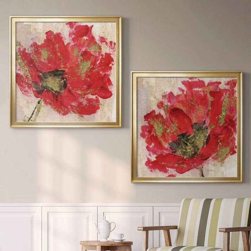 Red Infusion I Premium Framed Canvas - Ready to Hang