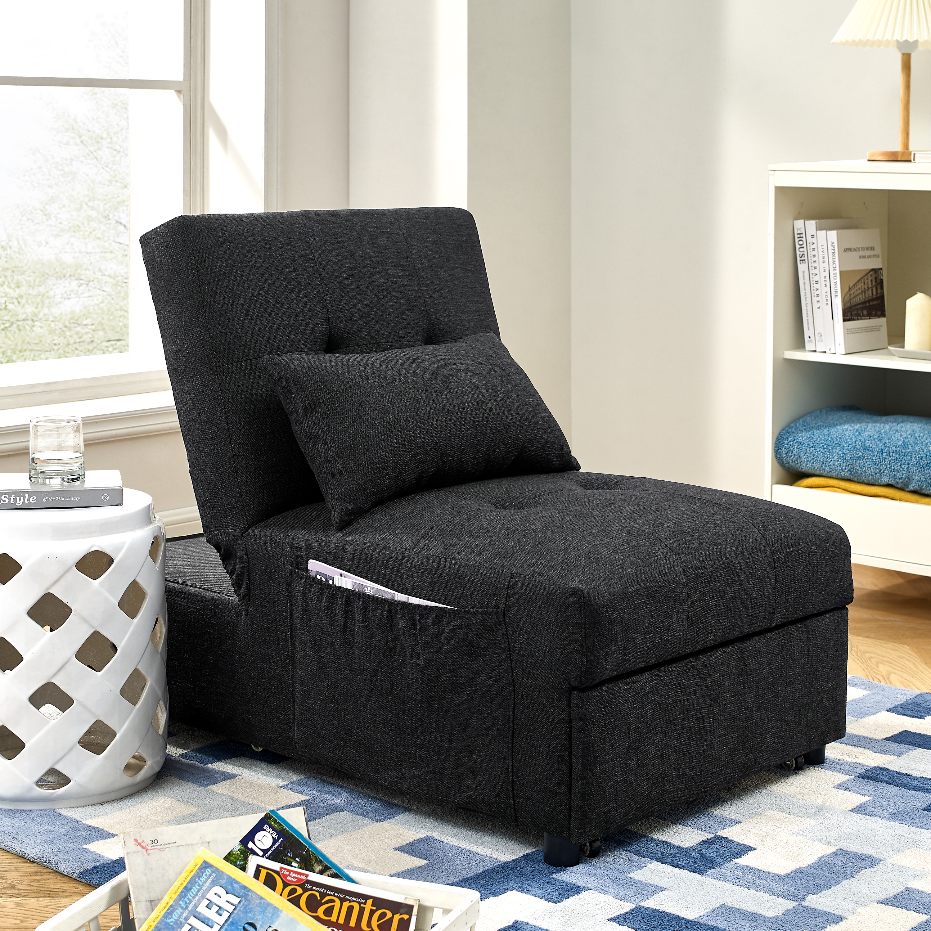 Sleeper chair and ottoman sales