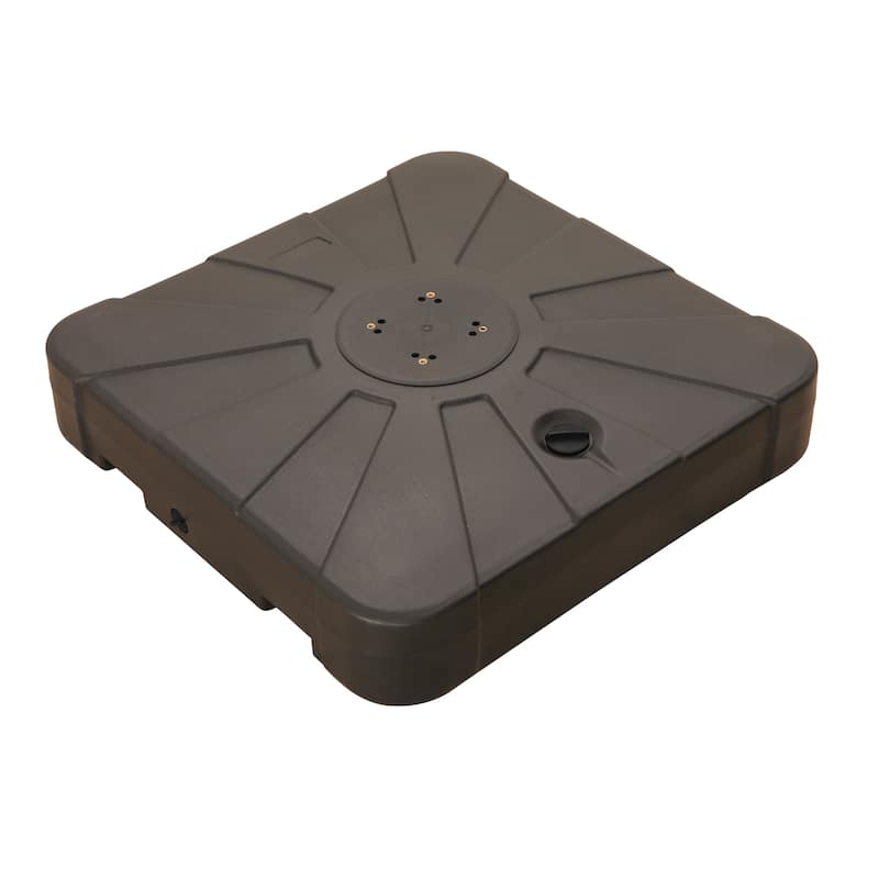 308 lbs Coffee Patio Square HDPE Umbrella Base