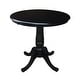 preview thumbnail 9 of 16, 36" Round Extension Dining Table With 4 San Remo Chairs