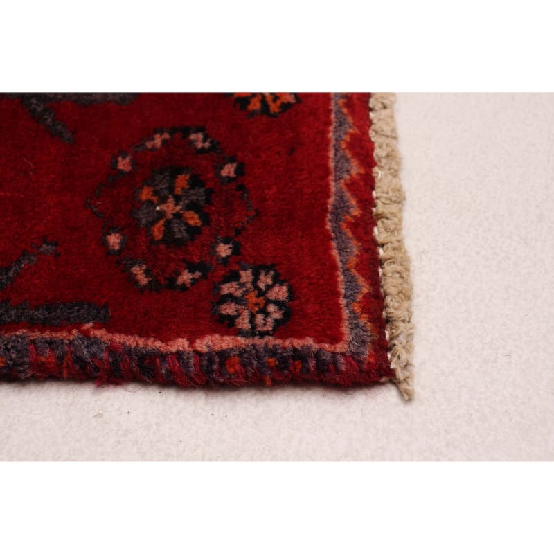 ECARPETGALLERY Hand-knotted Anadol Red Wool Rug - 4'0 x 9'6