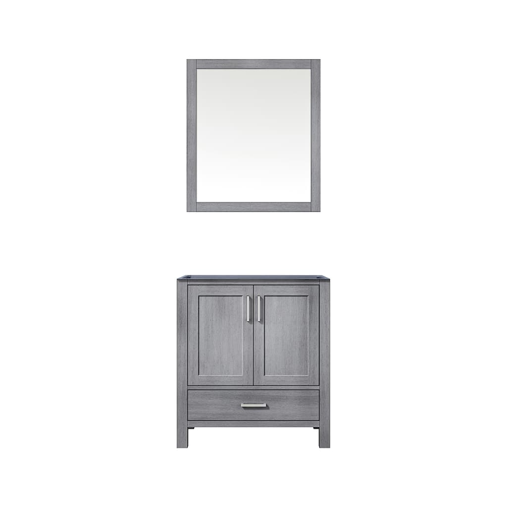 30-inch Bathroom Vanity with Mirror, Spacious Storage Cabinet, and Open Shelf - Fully Assembled for Easy Installation