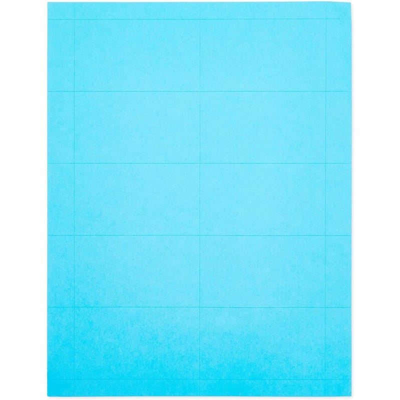 Stockroom Plus Blue Business Cards, 50 Sheets of Printable Cardstock Paper (500 Blank Cards)