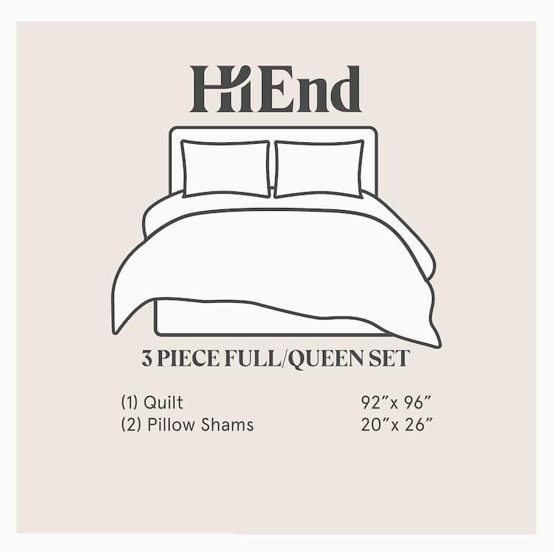 Paseo Road Home on the Range Printed Buffalo Aztec Western Style 3 Piece Reversible Quilt Set