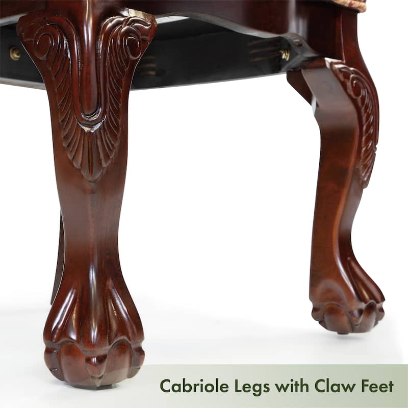 Carpia Traditional Wood Dining Chairs (Set of 2) by Furniture of America