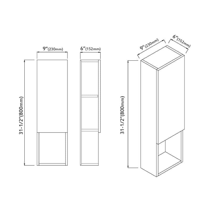 Laila 9" Side Cabinet