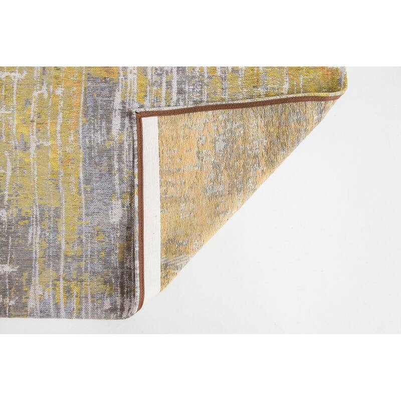 Heyo Abstract Modern Non Skid Woven Area Rug By HomeRoots - 96' X '31' X '0.12