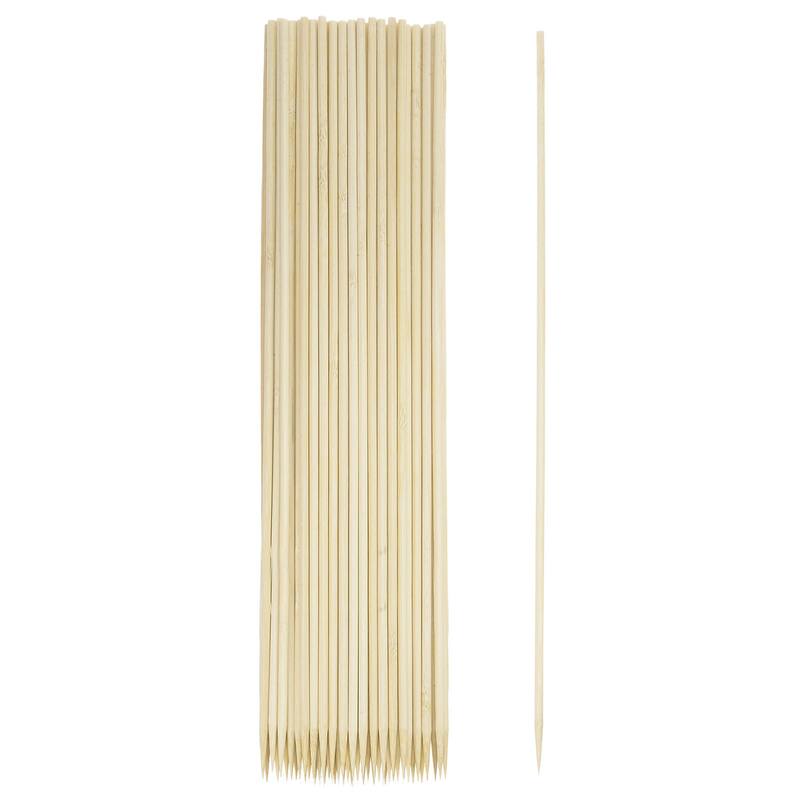 200pcs Bamboo Skewers Sticks 16 Inch 4mm Dia Natural Wooden Cocktail Picks - 16"