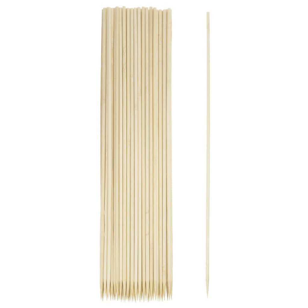 200pcs Bamboo Skewers Sticks 16 Inch 4mm Dia Natural Wooden Cocktail Picks - 16"