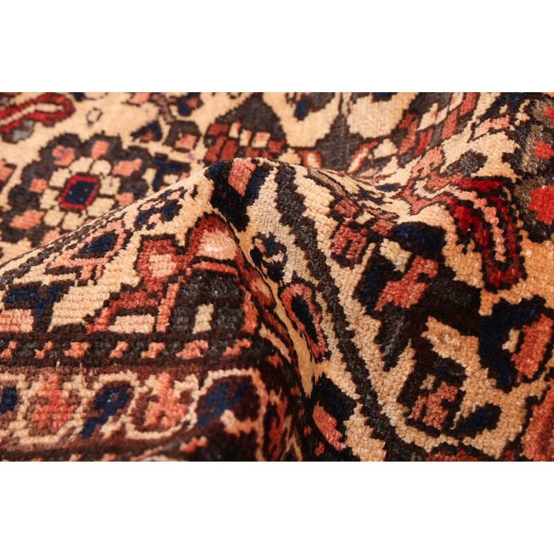 ECARPETGALLERY Hand-knotted Anatolian Vintage Cream Wool Rug - 4'11 x 6'9