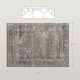 preview thumbnail 3 of 7, HOMCOM Area Rug 8x10, Machine Washable Rug, Non-Slip Traditional Floor Cover Foldable Carpet for Living Room - 6' x 7'