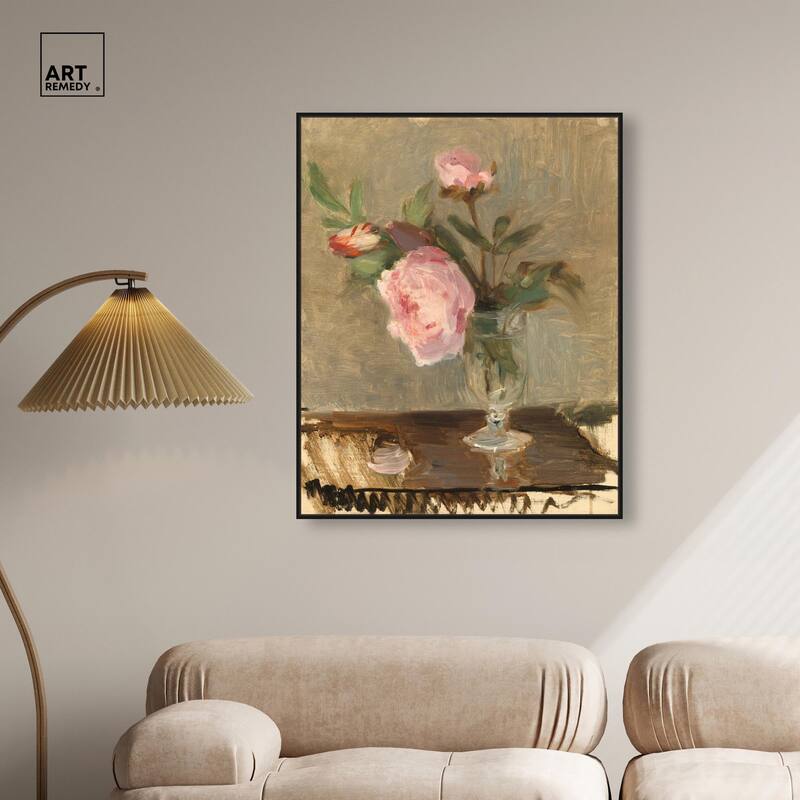 Moristot Peony Canvas by Art Remedy