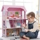 preview thumbnail 7 of 7, Enchanting Large Wooden Dollhouse Playset Kids Imaginative Role Play Toy