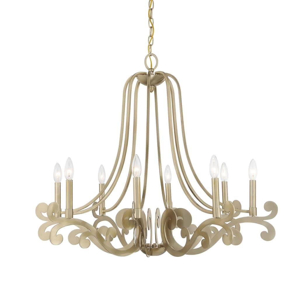 Savoy House 1-6097-8 Lombard 8 Light 34" Wide Taper Candle Style