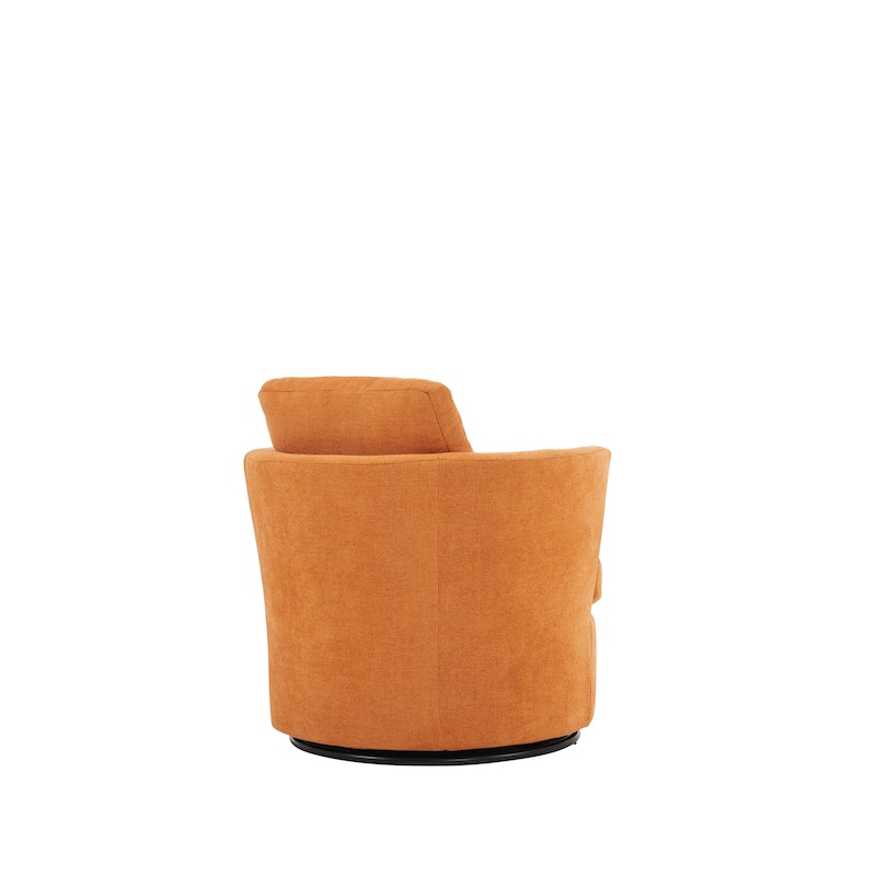 29.5" Polyester Swivel Arm Chair
